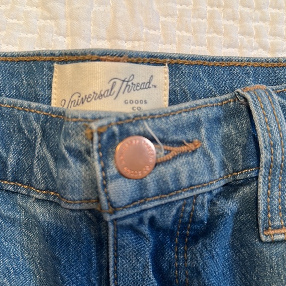 NWT Universal Thread Women’s Blue Washed Mini Skirt Size 6R - Picture 5 of 8